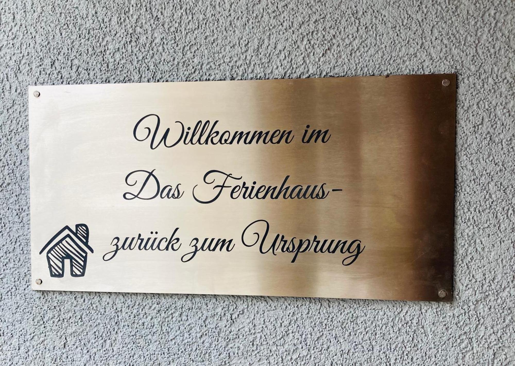 Ferienhaus-zurueck Zum Ursprung